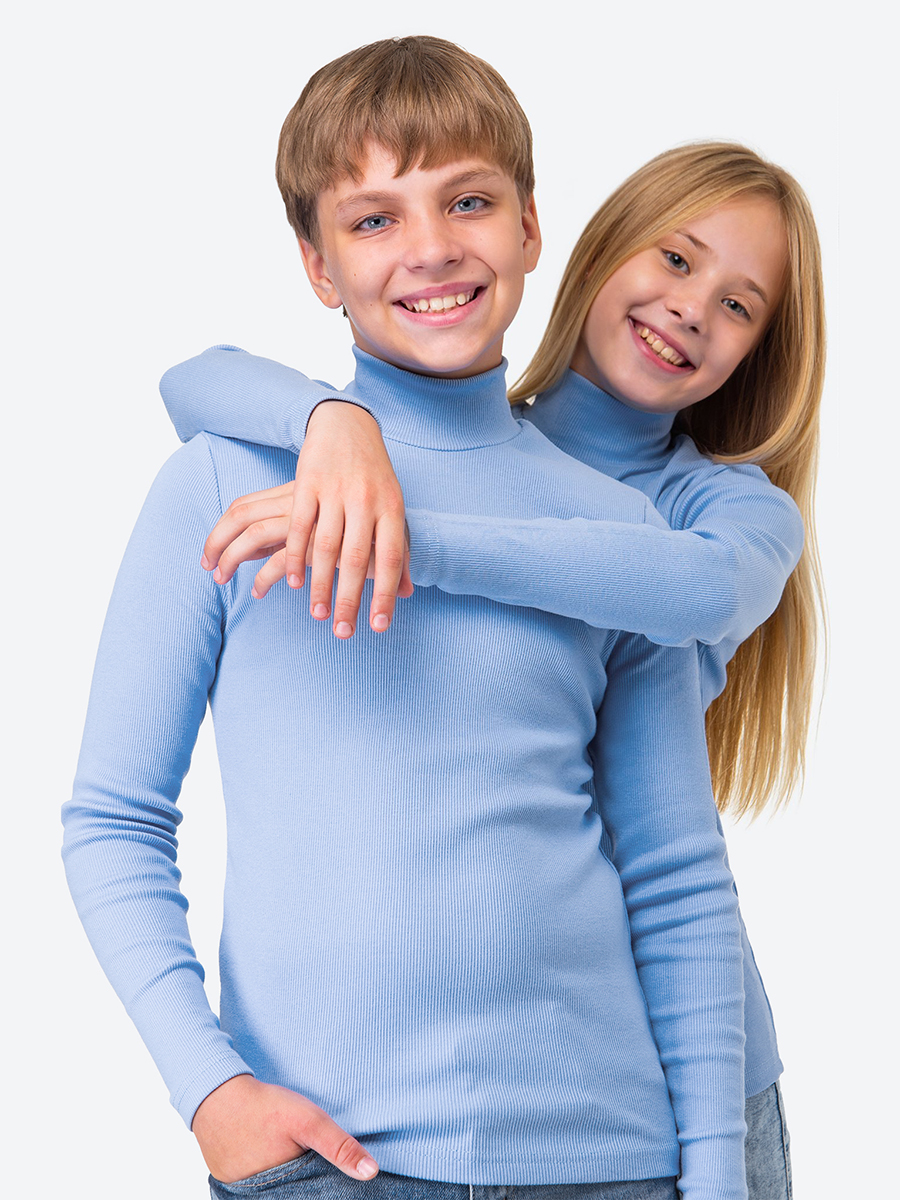 Водолазка HappyFox HF5504голубой - фото 8