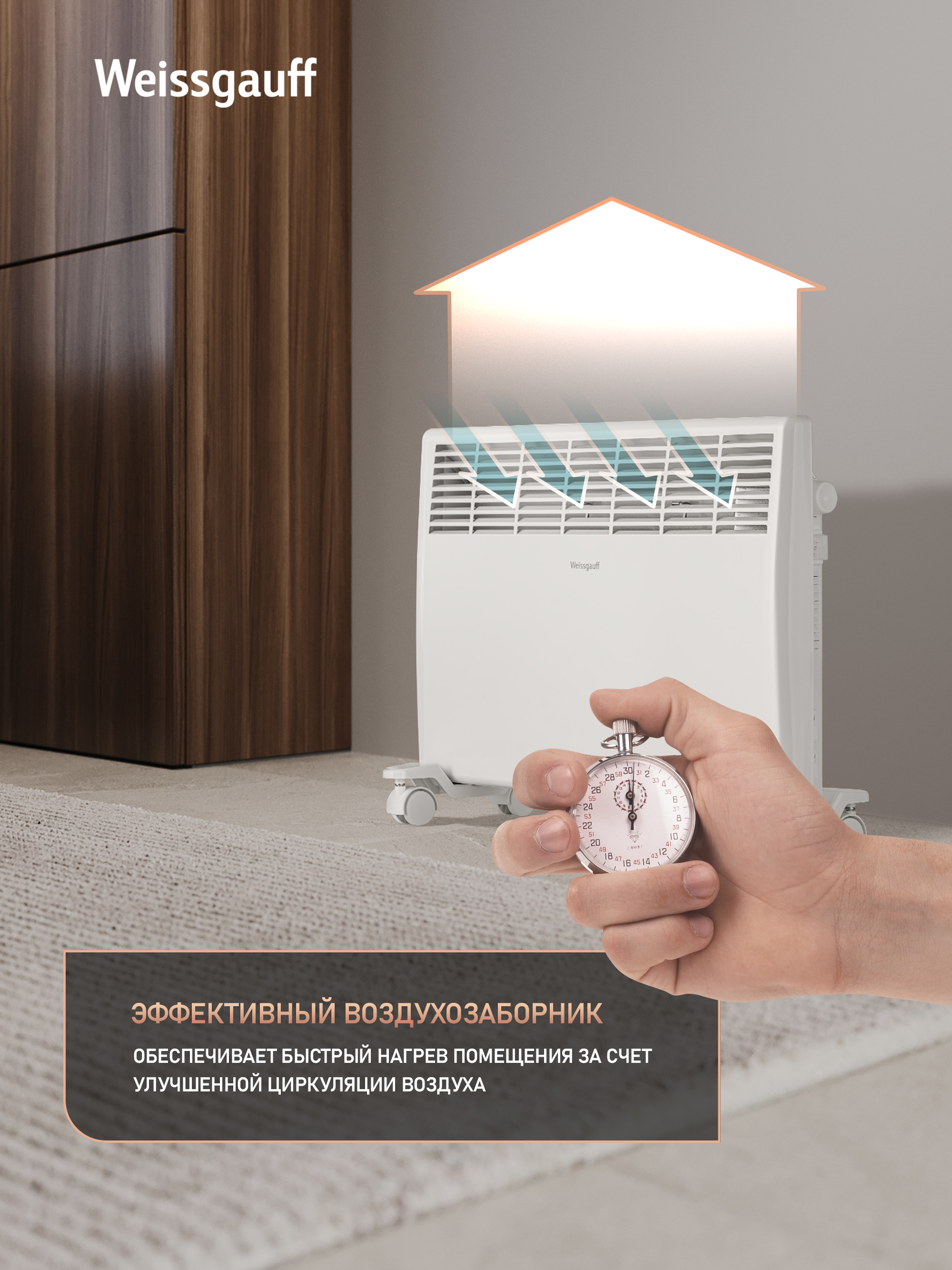 Обогреватель WEISSGAUFF WCHM 1500 - фото 7