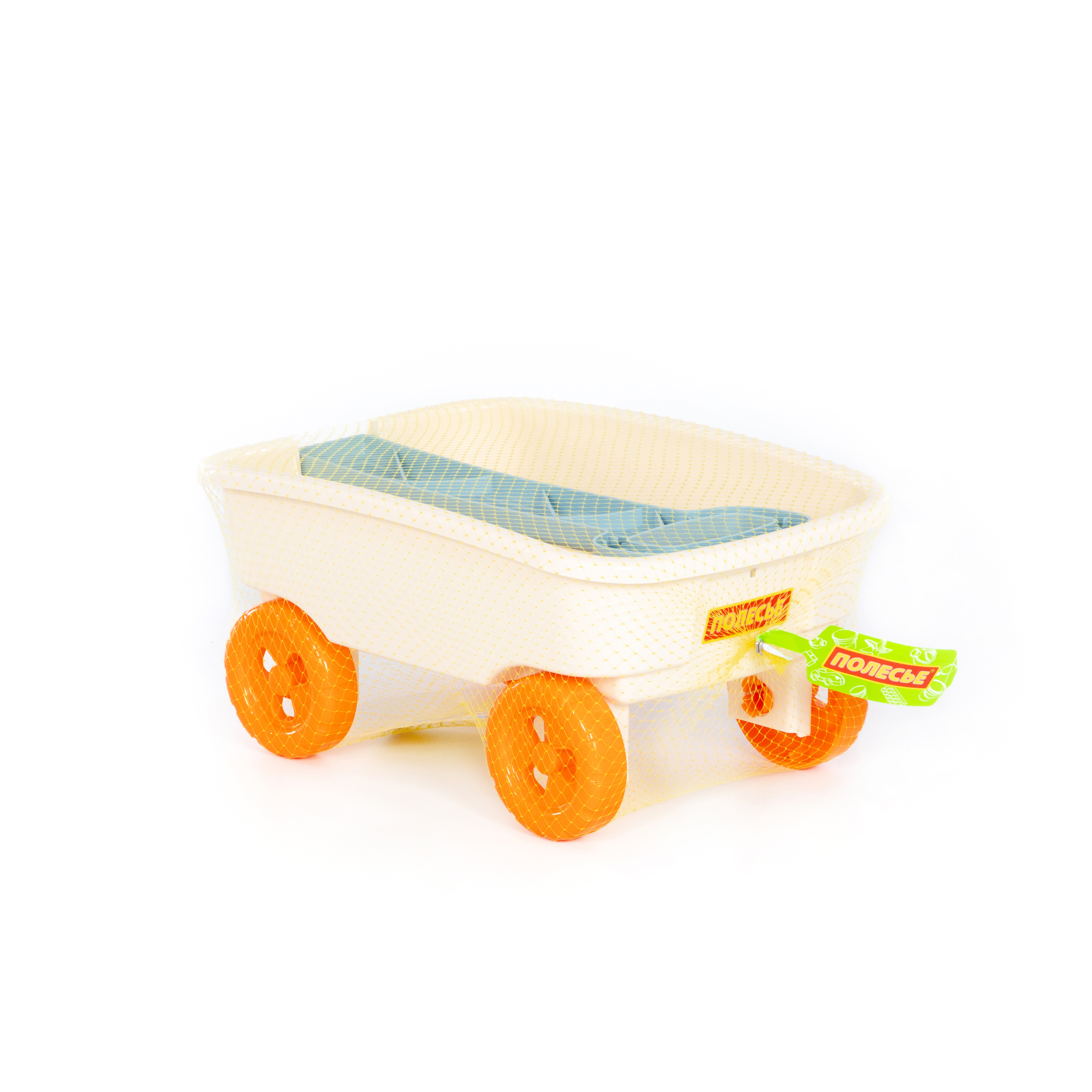 Тележка Полесье с ручкой 1 предм. - фото 6