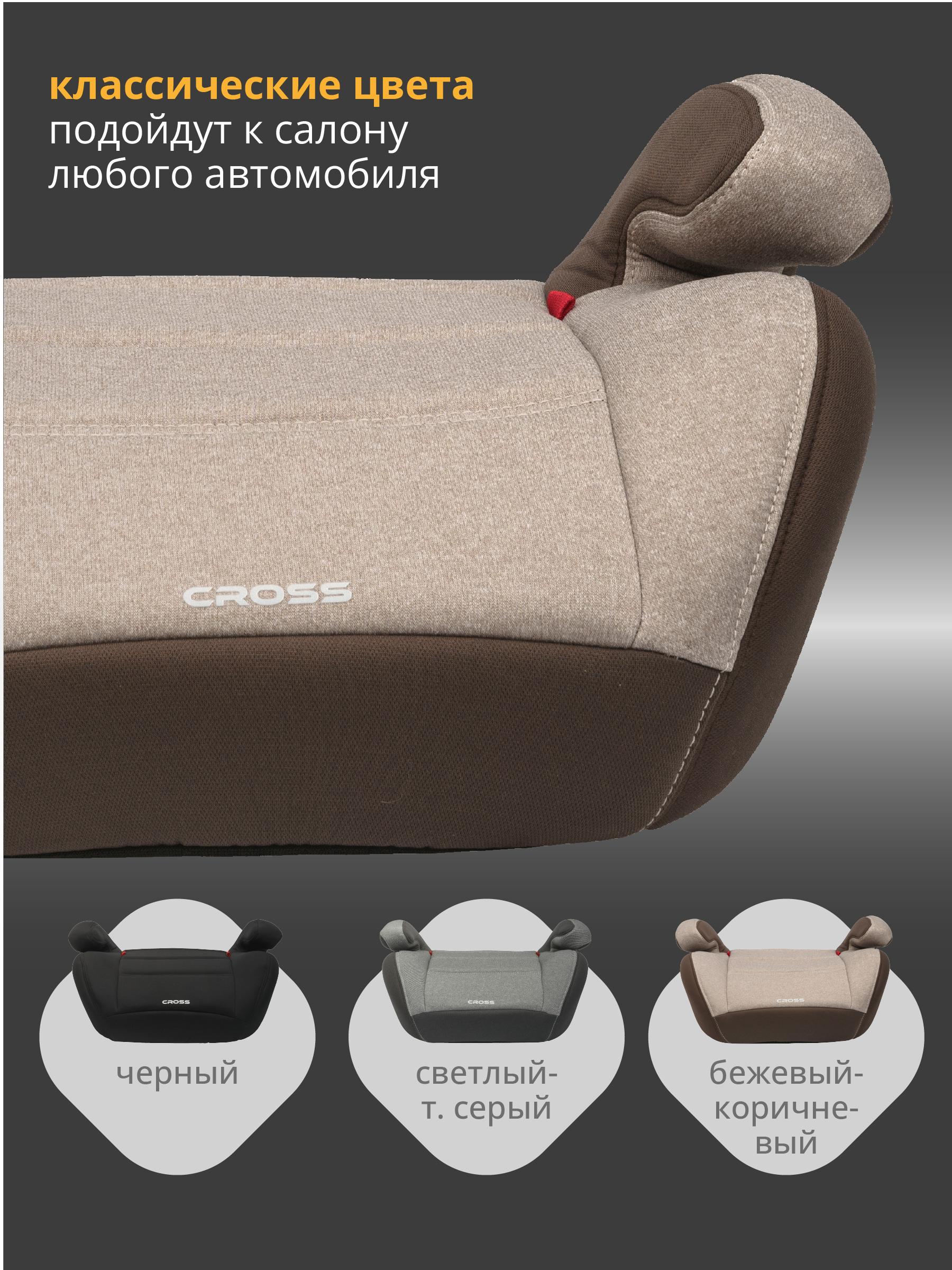 Автокресло AIBAO CROSS 3 (22-36 кг) - фото 7