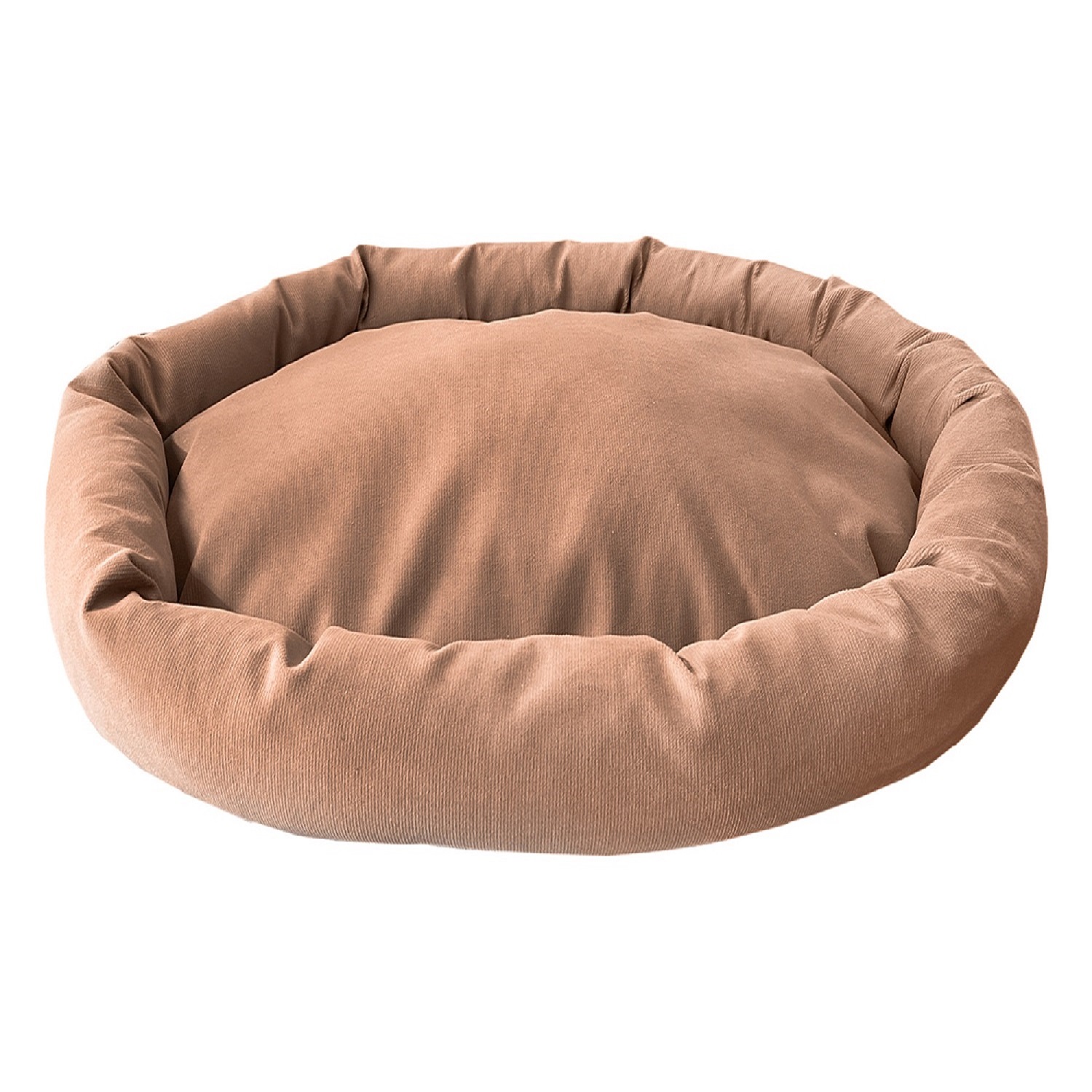 Лежанка для животных Homepet Caramel Микровелюр 70*53*10см Карамель - фото 1