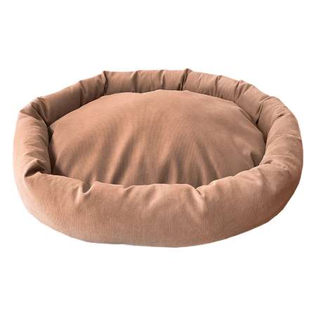 Лежанка для животных Homepet Caramel Микровелюр 70*53*10см Карамель