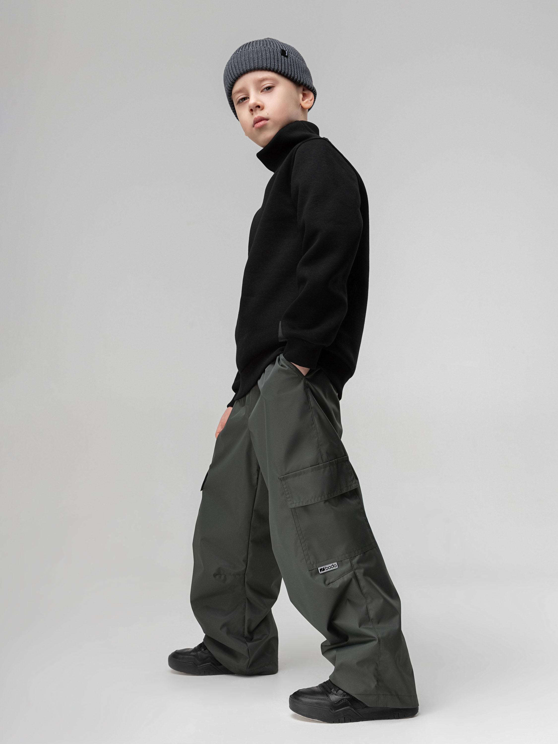 Брюки Bodo 33-48MU_темный хаки - фото 5