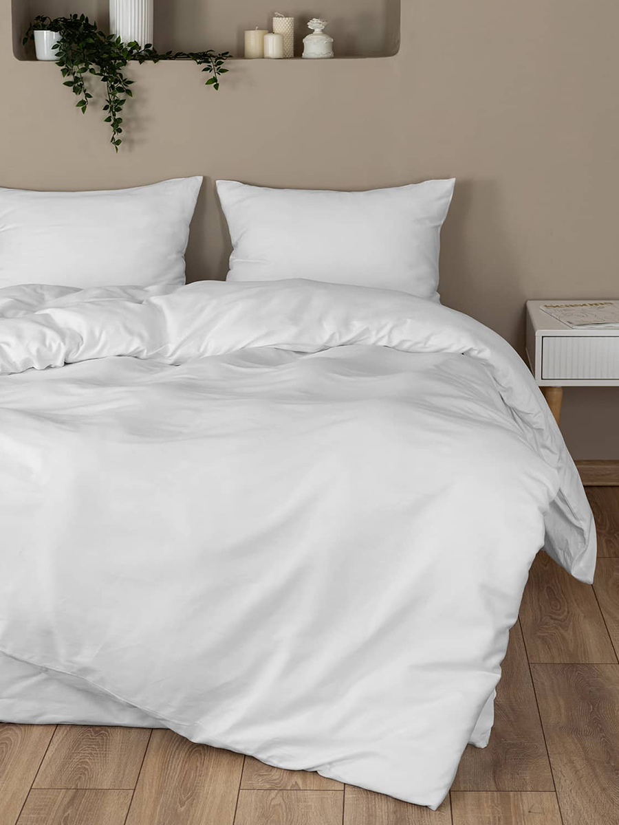 Пододеяльник BRAVO поплин белый 175 x 215 см - фото 1