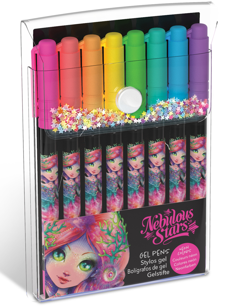 Ручка гелевая Nebulous Stars 8 шт. - фото 2