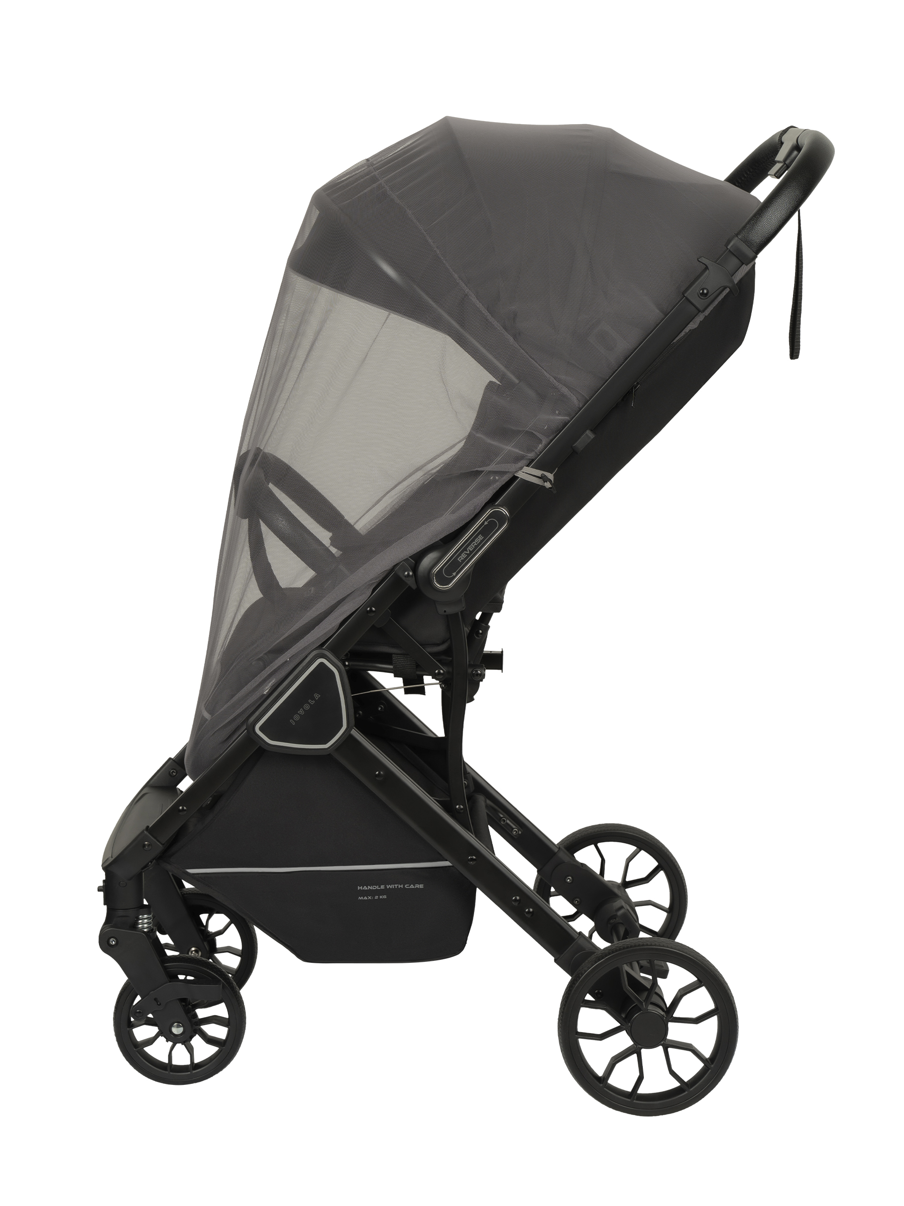 Коляска прогулочная JOVOLA Storm черный - фото 7