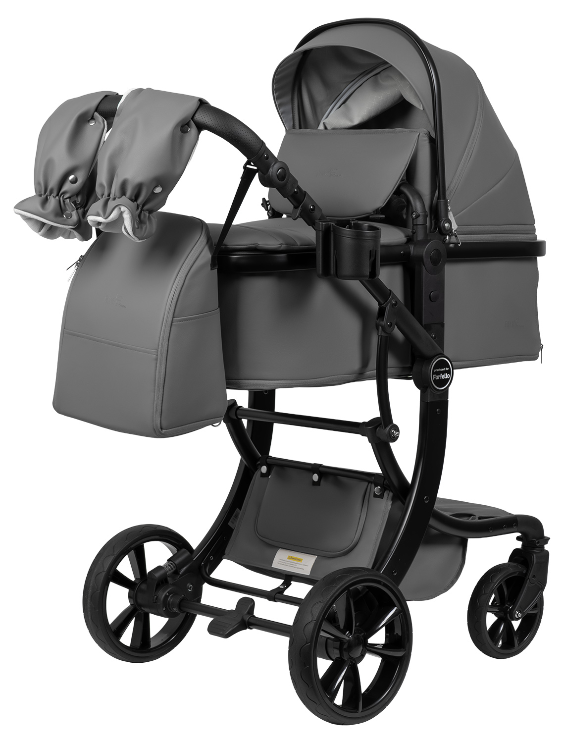 Коляска трансформер Aimile Авантюрист / Adventurer серый - фото 1