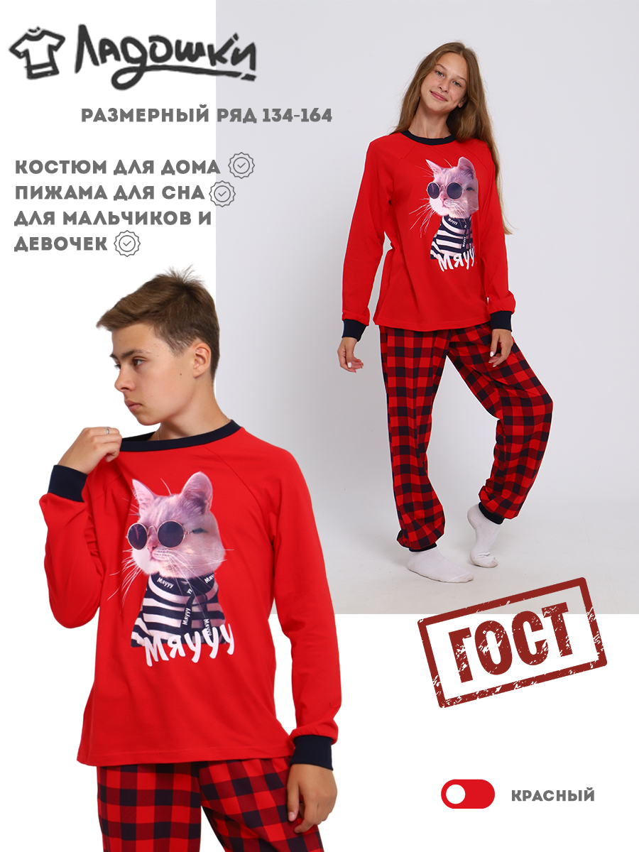 Пижама ЛАДОШКИ Пиж Котомания - фото 2