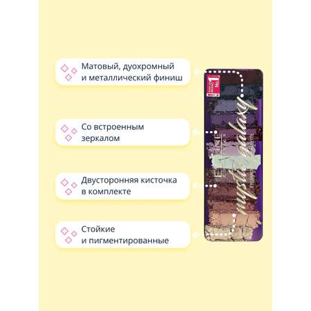 Палетка теней EVELINE Mystic Galaxy
