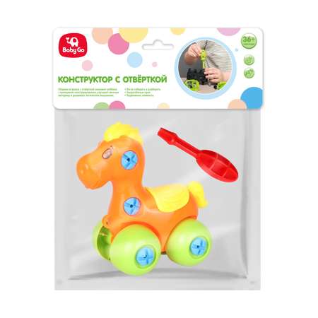 Конструктор BabyGo Лошадка сборная игровая модель в ассортименте