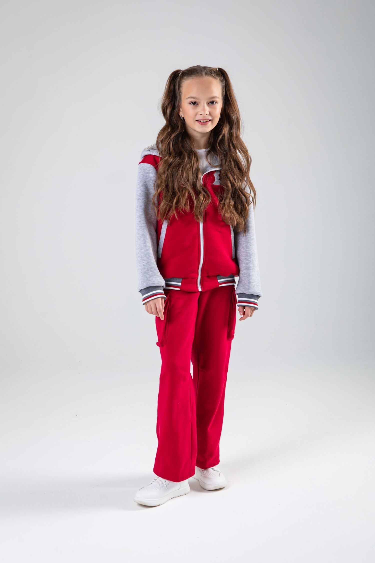 Бомбер БарDuck bd_bomber_greyred - фото 1