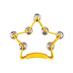 Игрушка музыкальная EASTTOP DF104 YELLOW бубен