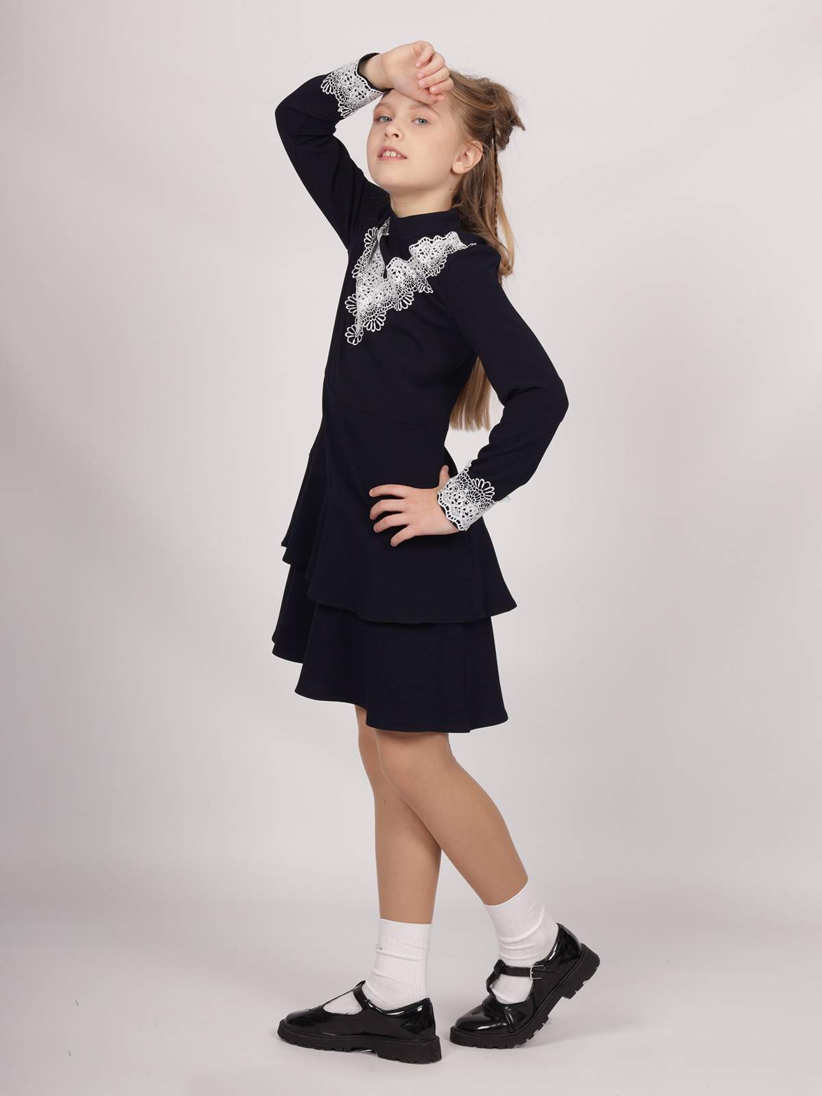 Платье Sky Lake 2498 Ностальжи синий - фото 6