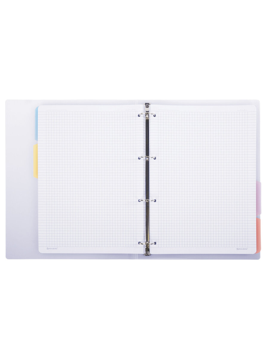 Тетрадь со сменным блоком Brauberg клетка 120 лист. - фото 13