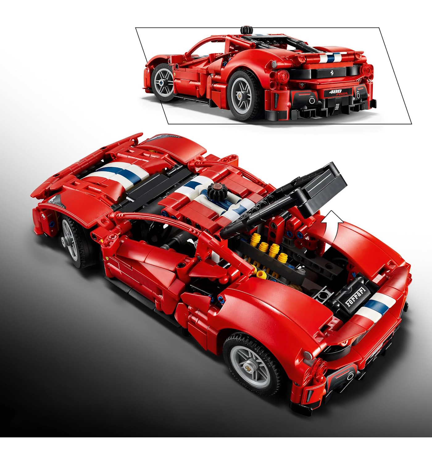 Конструктор LEGO Technic Ferrari 488 Pista 882 дет. - фото 4