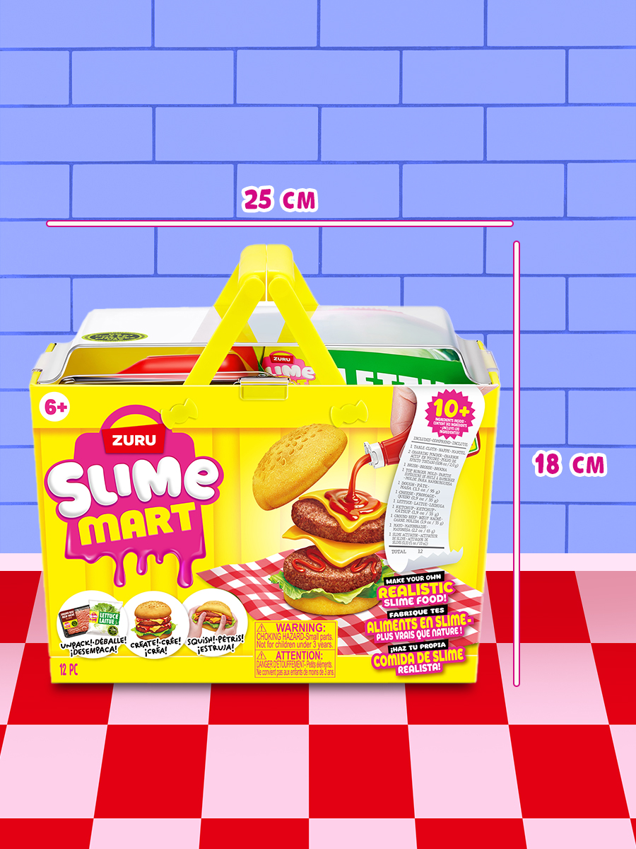 Игрушка-антистресс zuru SLIME MART слайм Корз Бургер - фото 3
