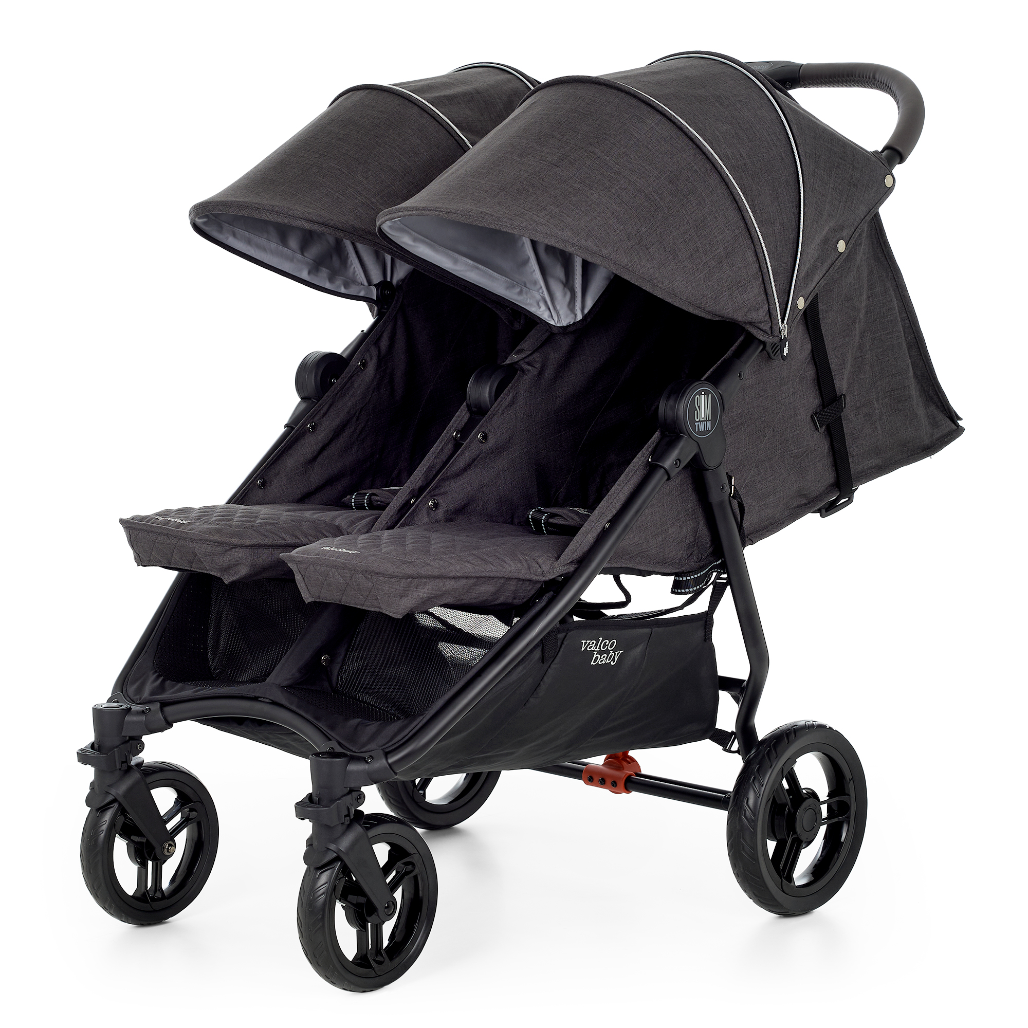 Коляска прогулочная Valco baby Slim Twin / Charcoal - фото 7
