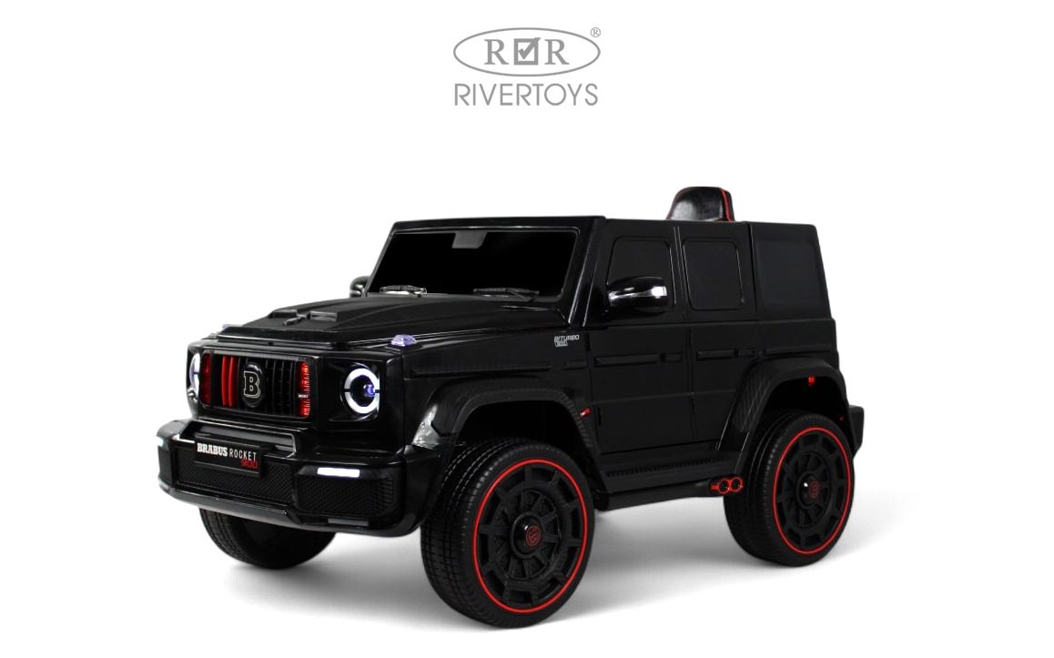 Электромобиль RIVERTOYS Mercedes Z999ZZ-BLACK С пультом ДУ - фото 1