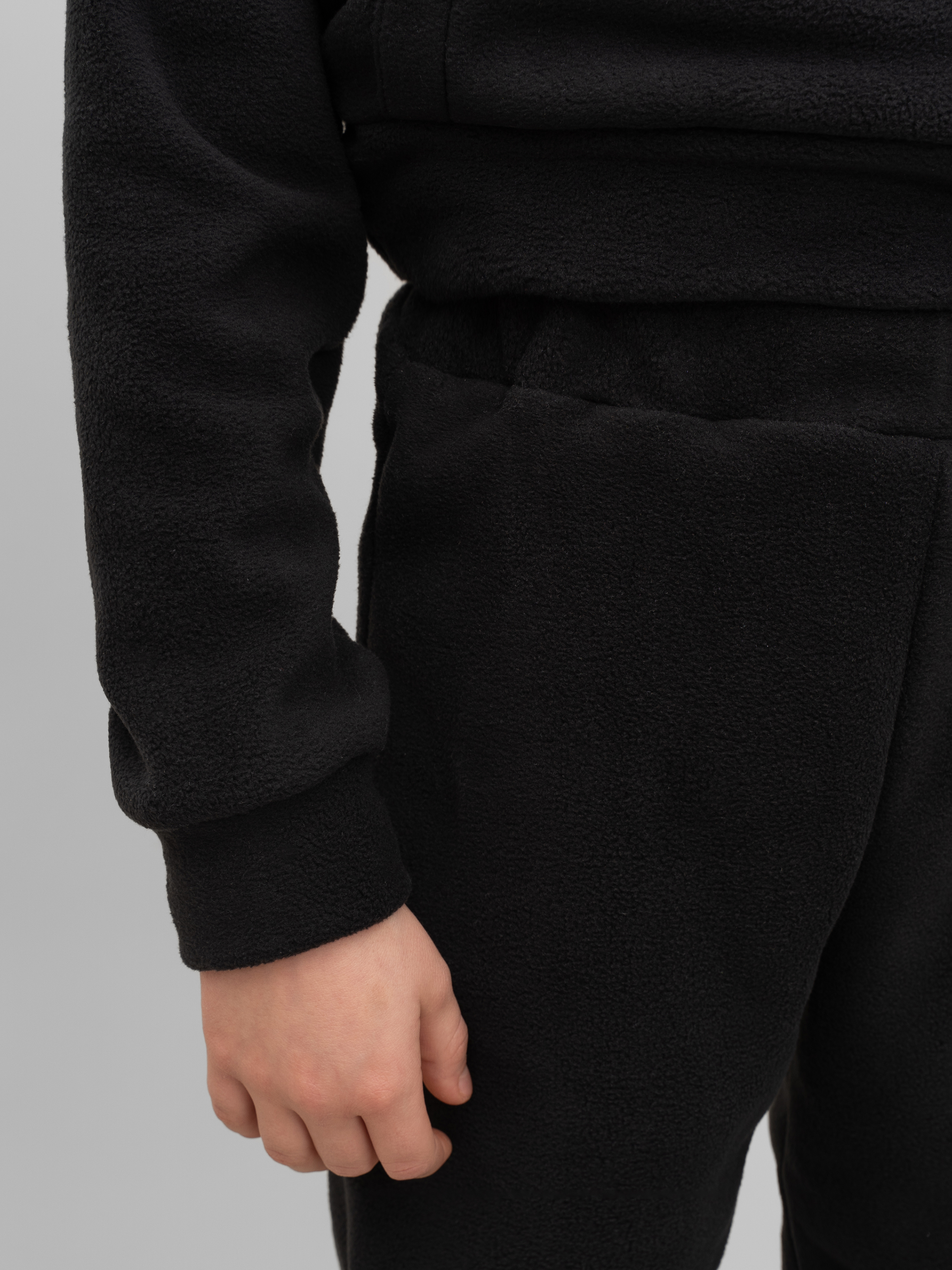 Худи и брюки Утенок 7043г(ш) черный - фото 10