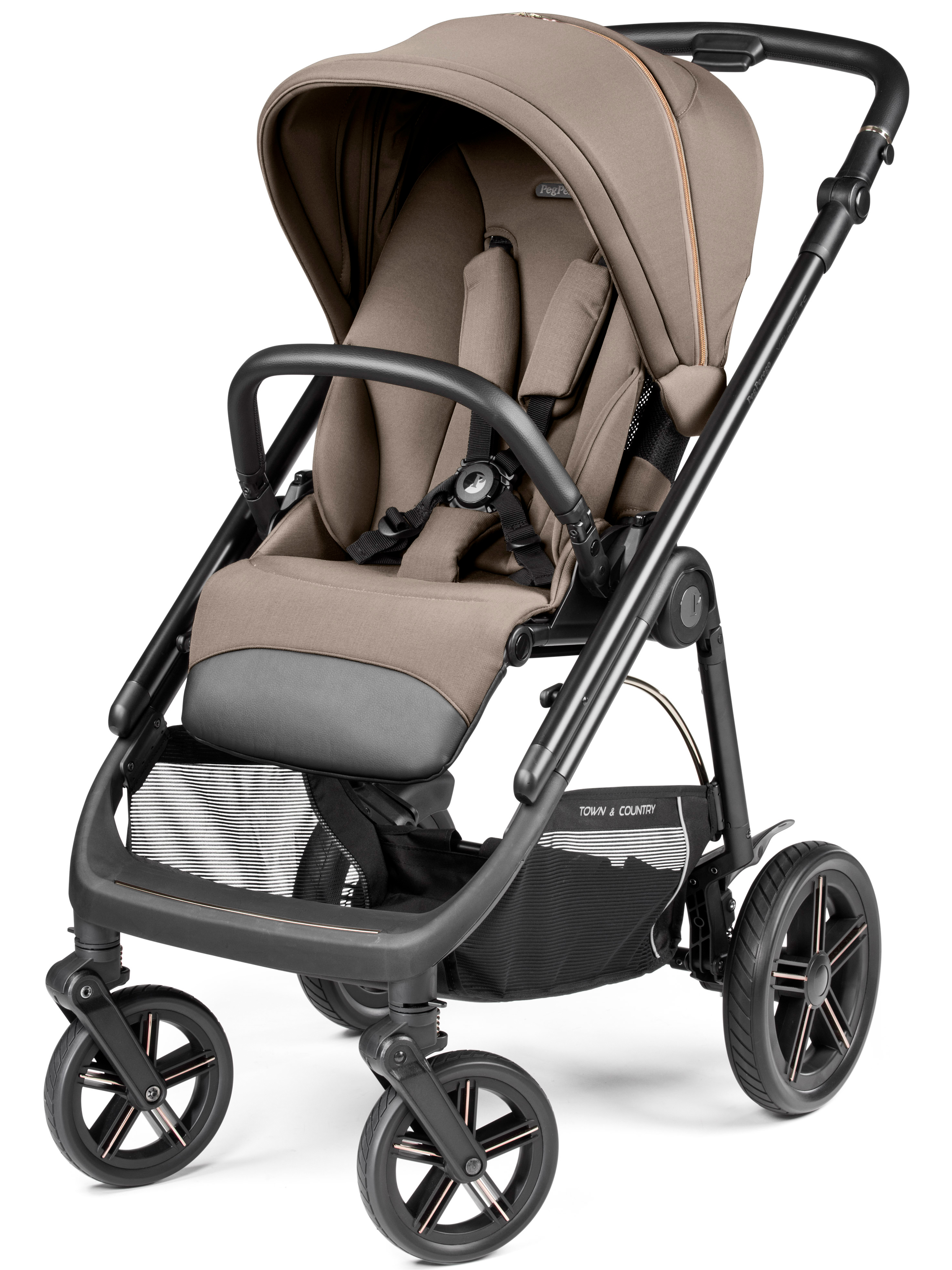 Коляска прогулочная Peg-Perego Veloce TC бежевый - фото 2