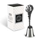 Колокольчик Кольчугинский мельхиор Зодиак-Стрелец никелированный с чернением