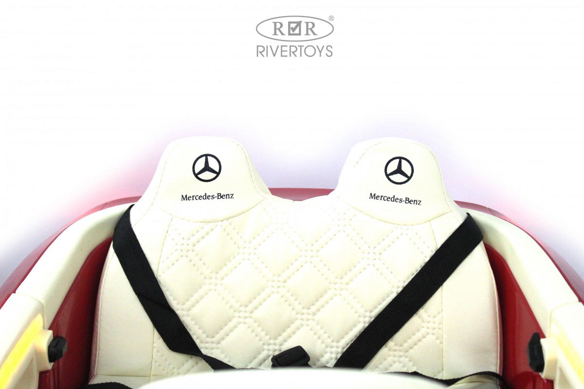 Электромобиль RIVERTOYS Mercedes М333БХ-PINK-GLANEC С пультом ДУ - фото 5