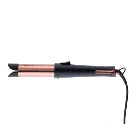 Щипцы плойка Dewal Beauty для волос 2 в 1 Lily чёрные