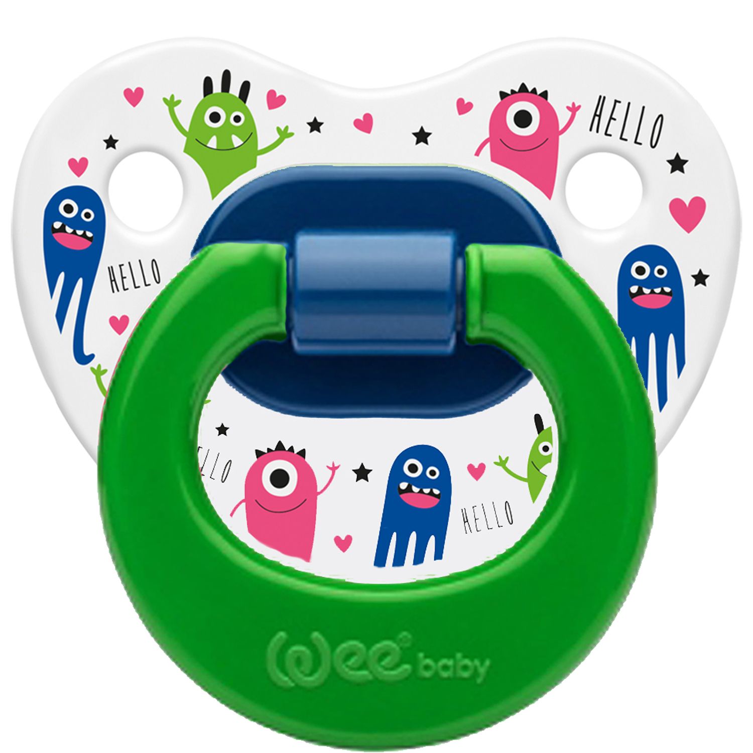 Пустышка WeeBaby ортодонтическая от 18 мес. - фото 1