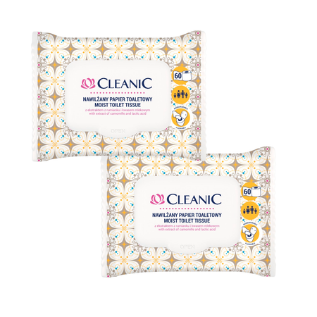 Туалетная бумага Cleanic 2 упак. 60 шт.