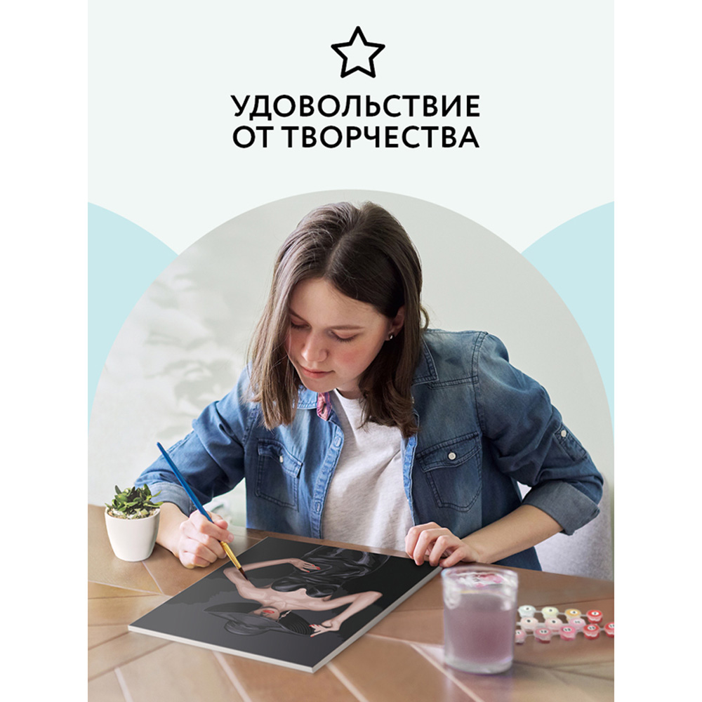 Картина по номерам ТРИ СОВЫ Высокая мода - фото 6
