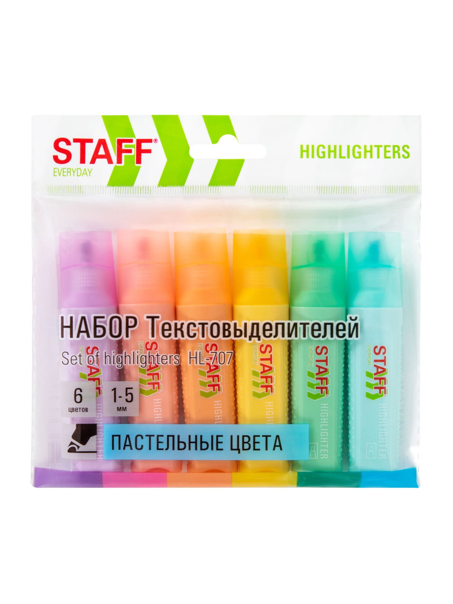 Текстовыделители Staff 6 шт. - фото 7