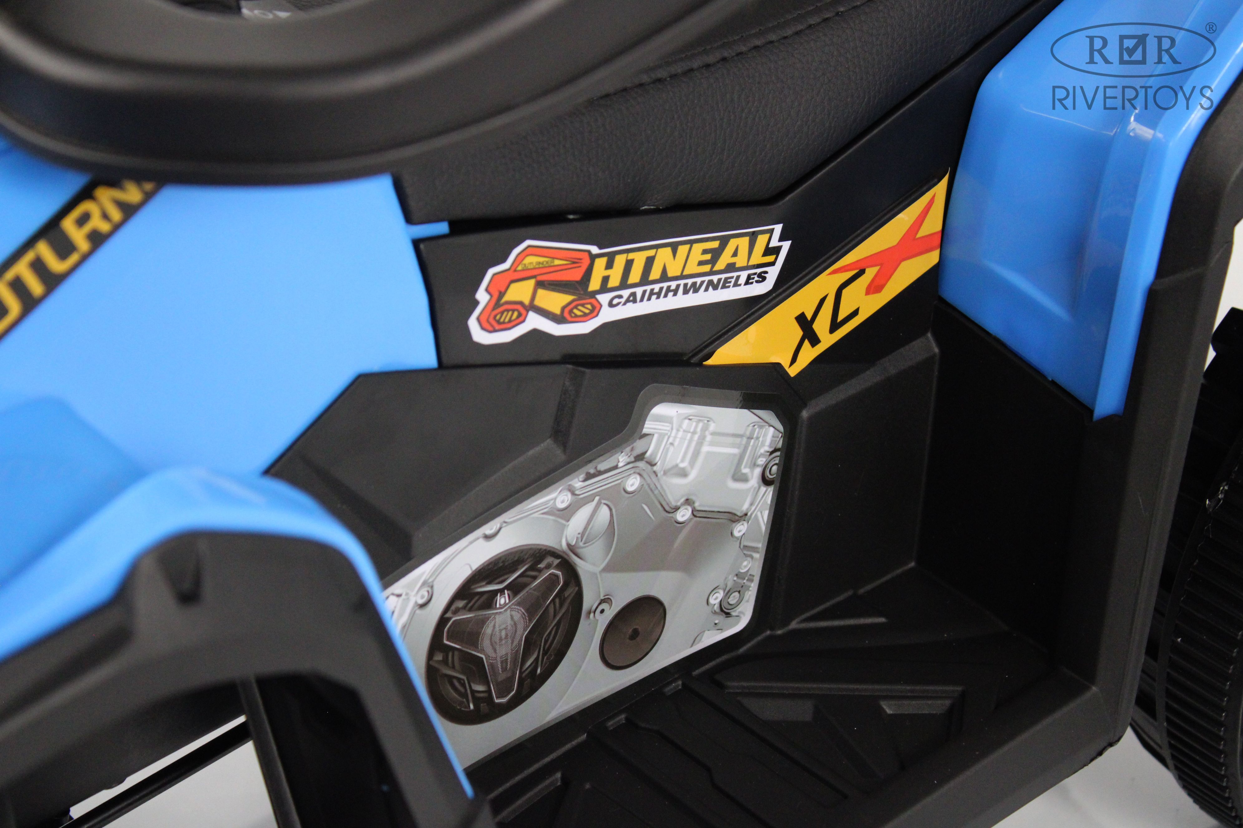 Электромобиль RIVERTOYS F003FF Blue - фото 8