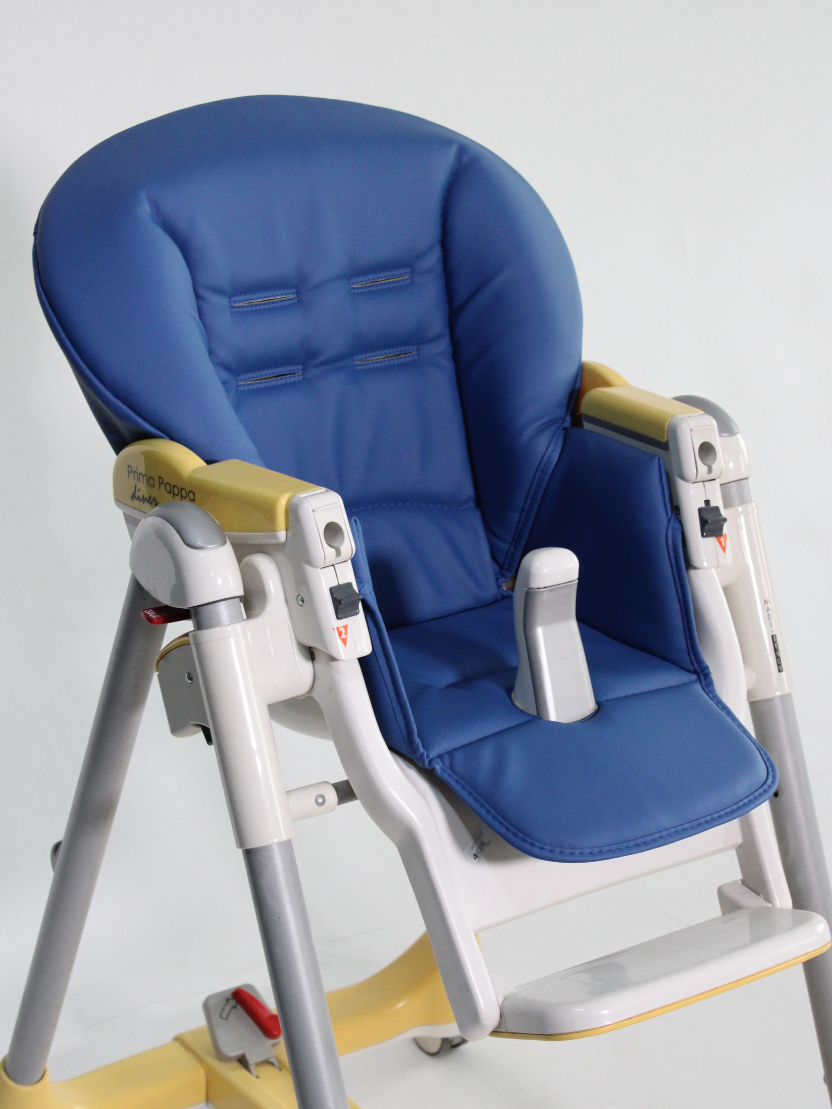 Чехол из экокожи Чехольчик ОК на стульчик для кормления Peg perego Prima Pappa Diner синий - фото 3