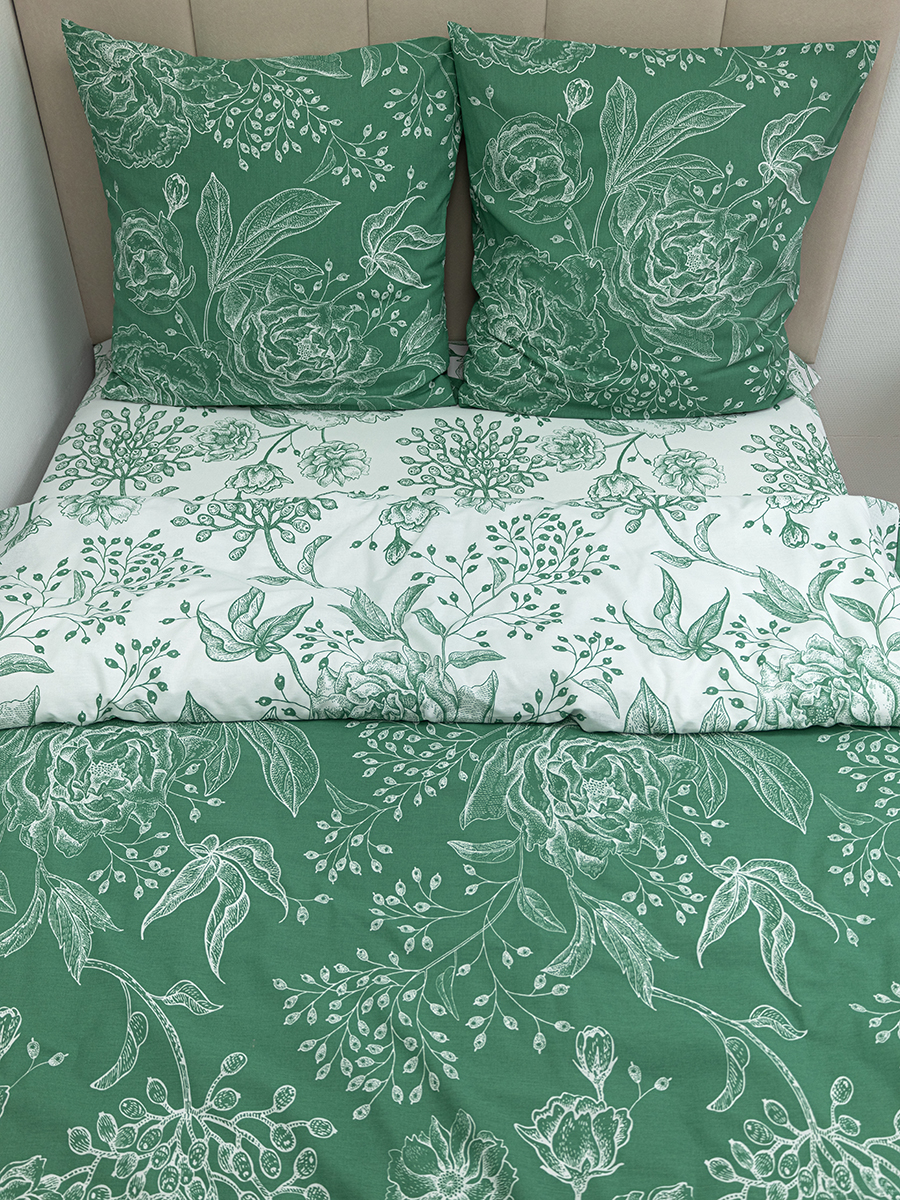 Комплект постельного белья BRAVO поплин Розалинд семейный 5 предм. - фото 11