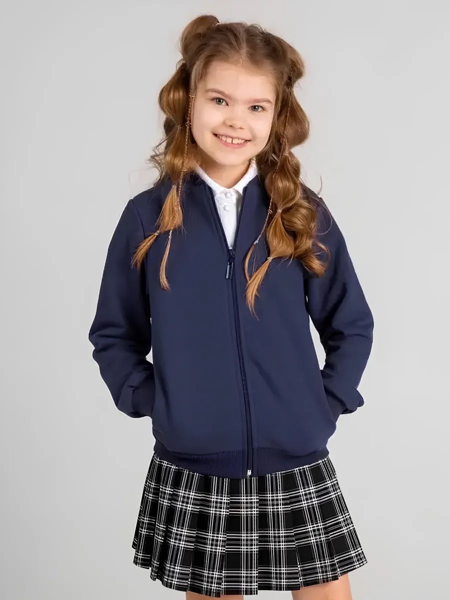 Бомбер MiloTa ТФ02/тёмно-синий - фото 1