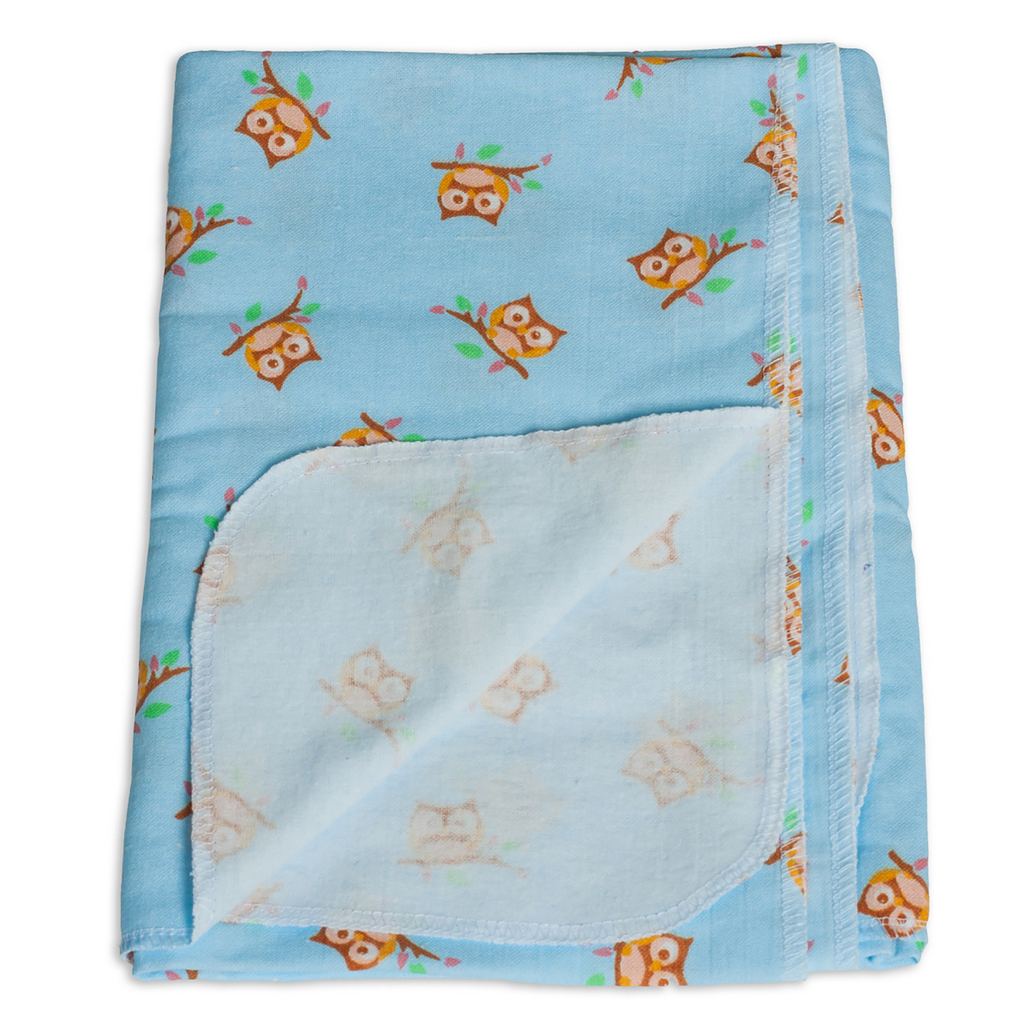 Пелёнка Чудо-Чадо Совушки фланель 85х120 см - фото 4