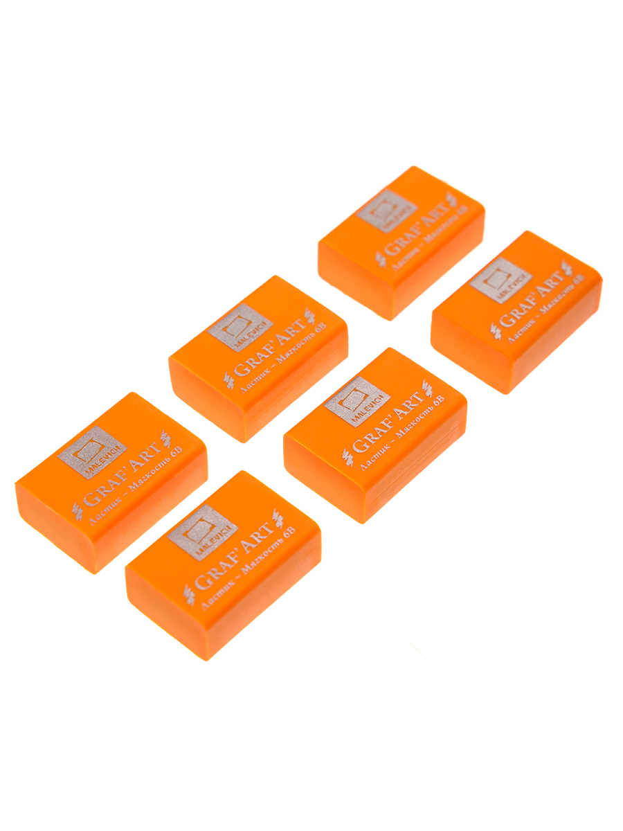Ластик Малевичъ мандариновый 6 шт. - фото 10