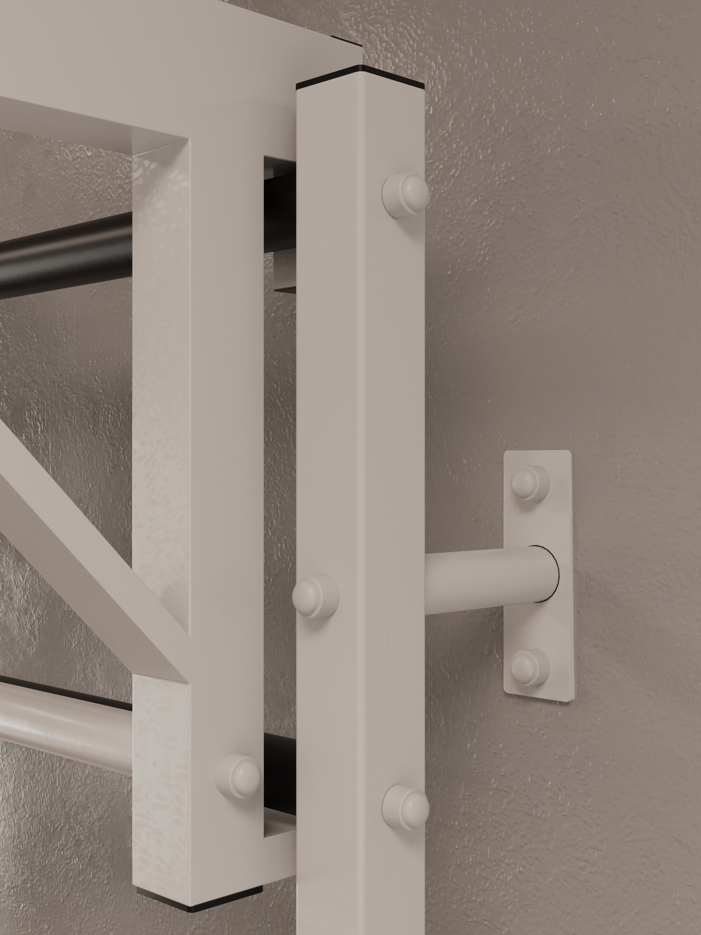 Шведская стенка BORABO PRO с турником и навесным оборудованием - фото 16