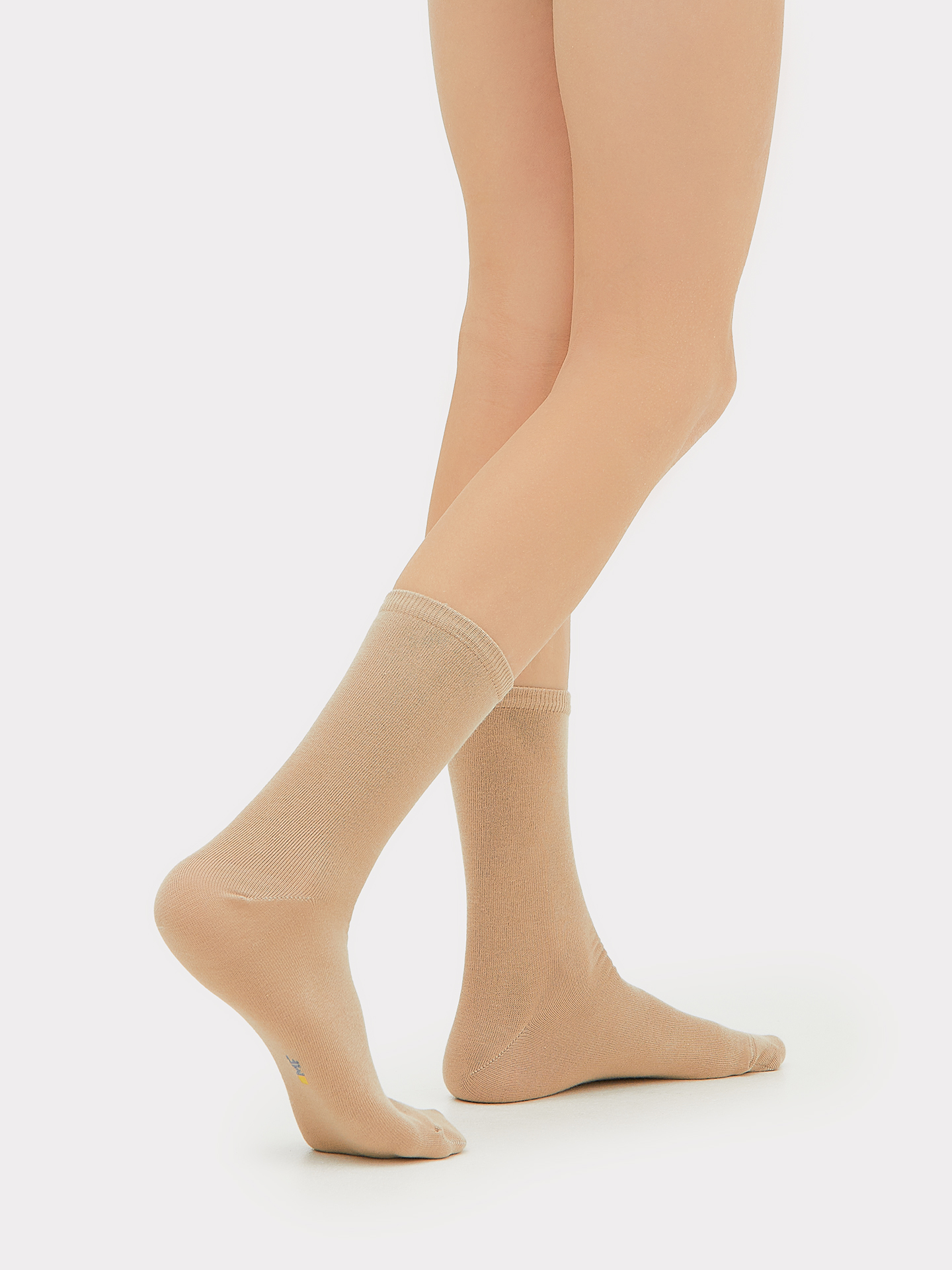 Носки 3 пары Mark Formelle (Марк Формэль) 430A-1407/молочный /нюдовый /капучино - фото 2