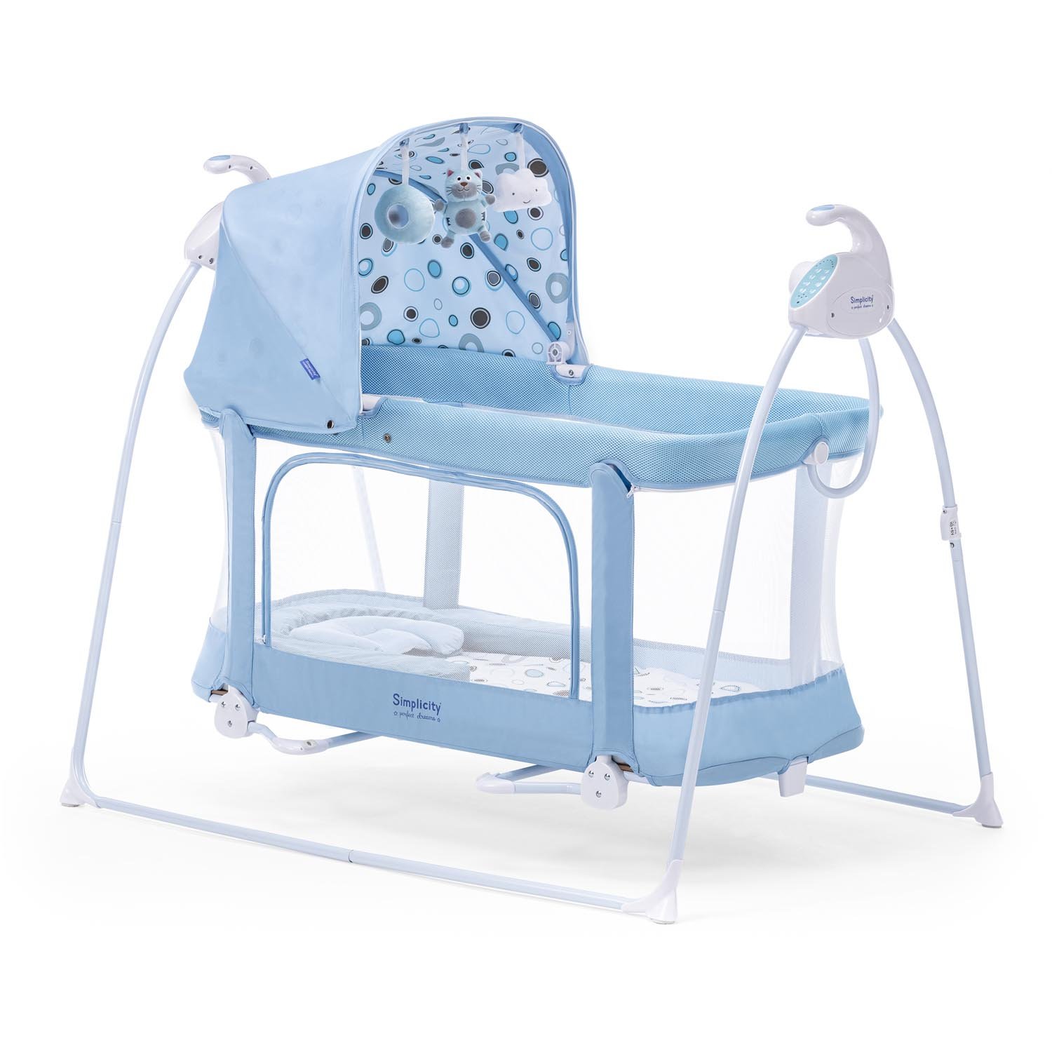 Колыбель SIMPLICITY 4030 Auto голубой - фото 5
