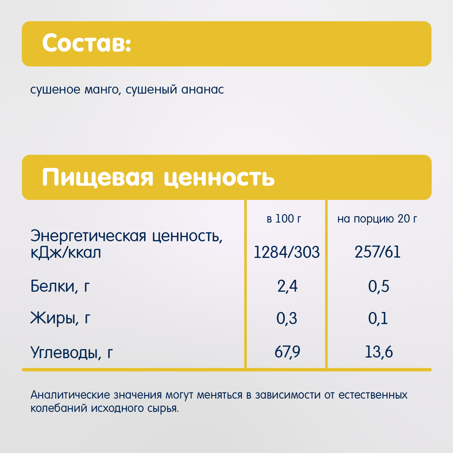 Батончик Fleur Alpine манго-ананас 20г с 3лет - фото 5