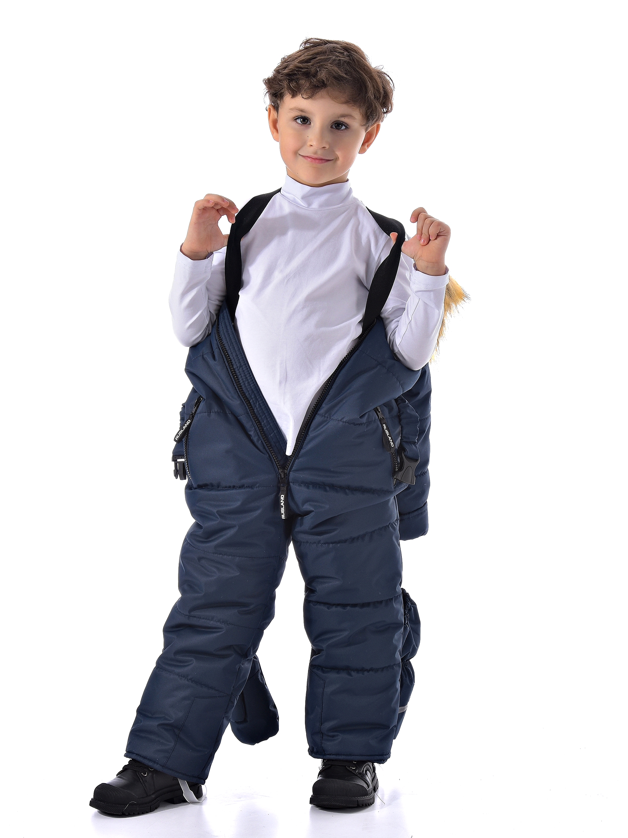 Комбинезон Rusland мз-комбинезон-31-22-глория-т.синий 116-140 - фото 5