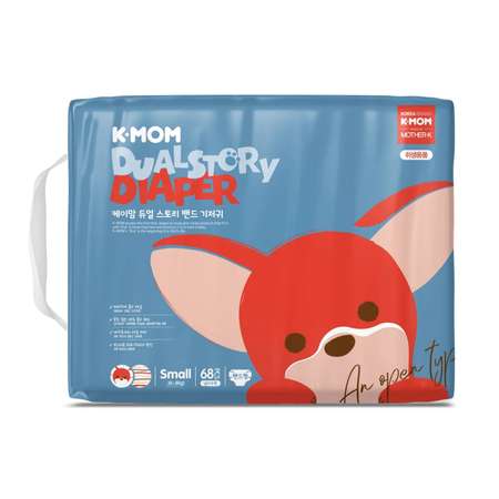 Подгузники K-MOM S 68 шт.