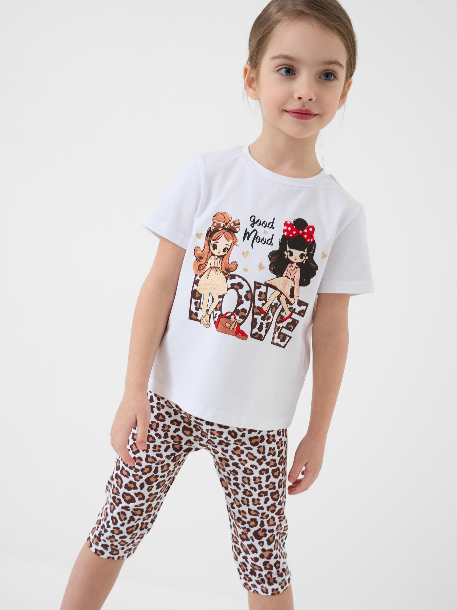 Футболка и леггинсы PlayToday 12622376 - фото 1