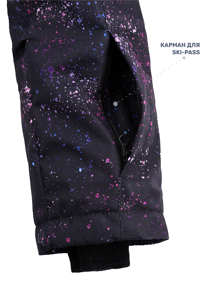 Комбинезон NIKASTYLE 8з5624 черный/фуксия - фото 11
