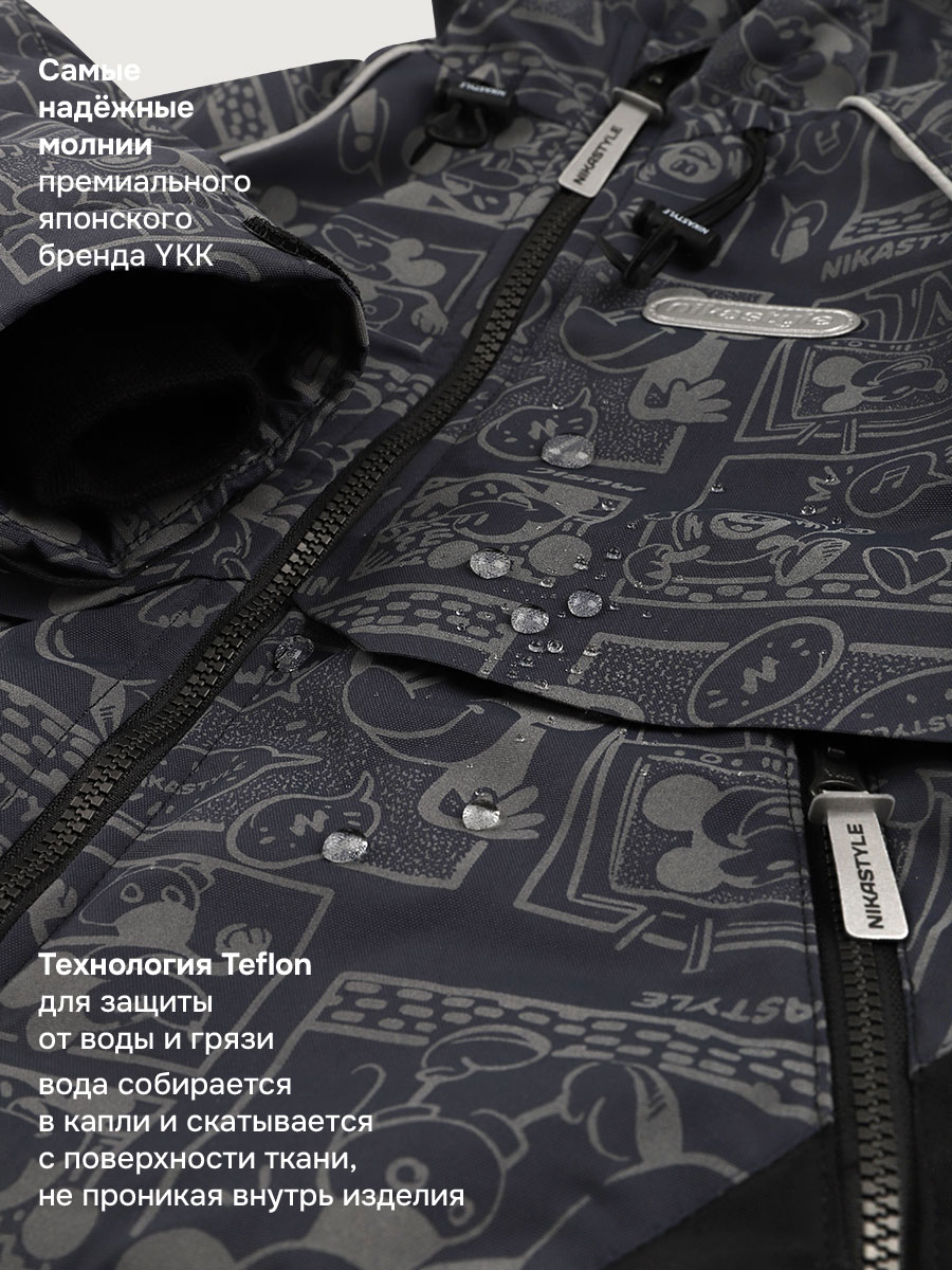 Костюм NIKASTYLE 7м1926 антрацит/черный - фото 12