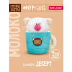 Мягкая игрушка BUDI BASA Кофейный кот Молоко