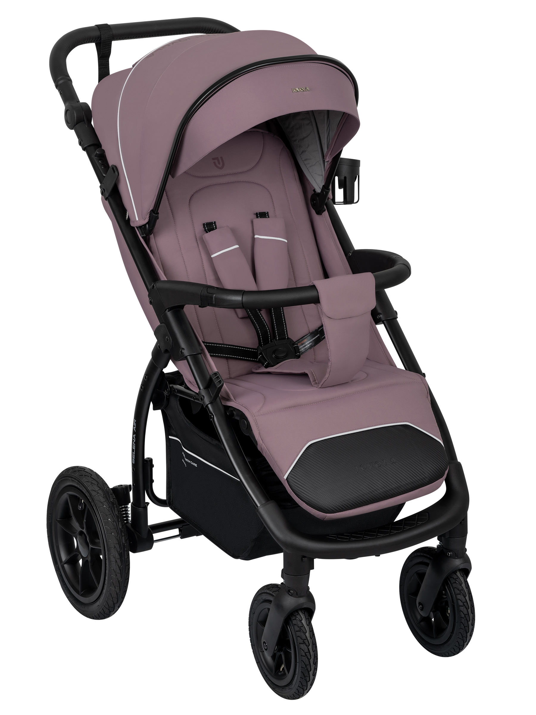 Коляска прогулочная JOVOLA Selena Air Plus розовый - фото 14