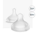 Соска Suavinex Anti-Colic силикон (быстрый поток) 2 шт.