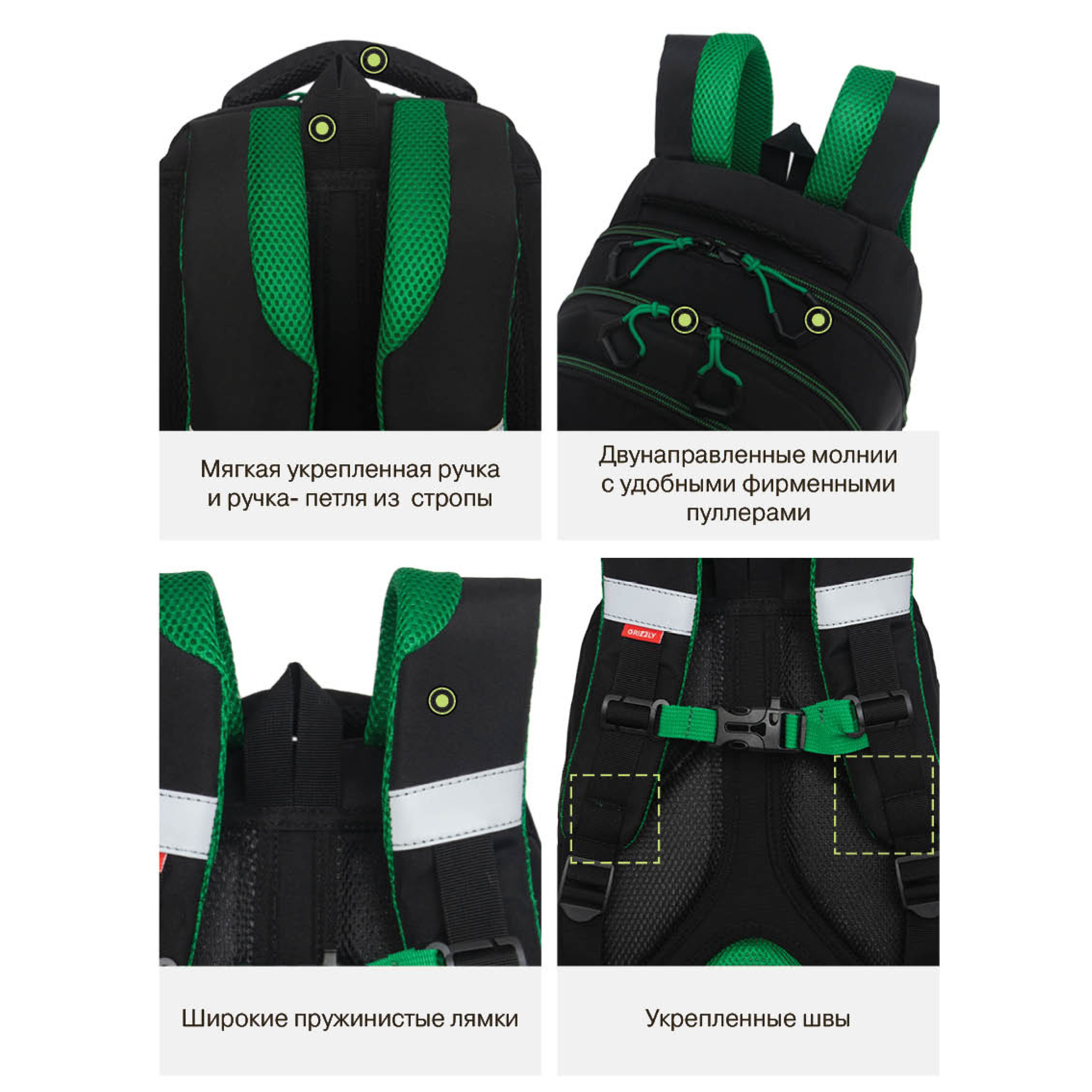 Рюкзак Grizzly для мальчика RB - фото 11